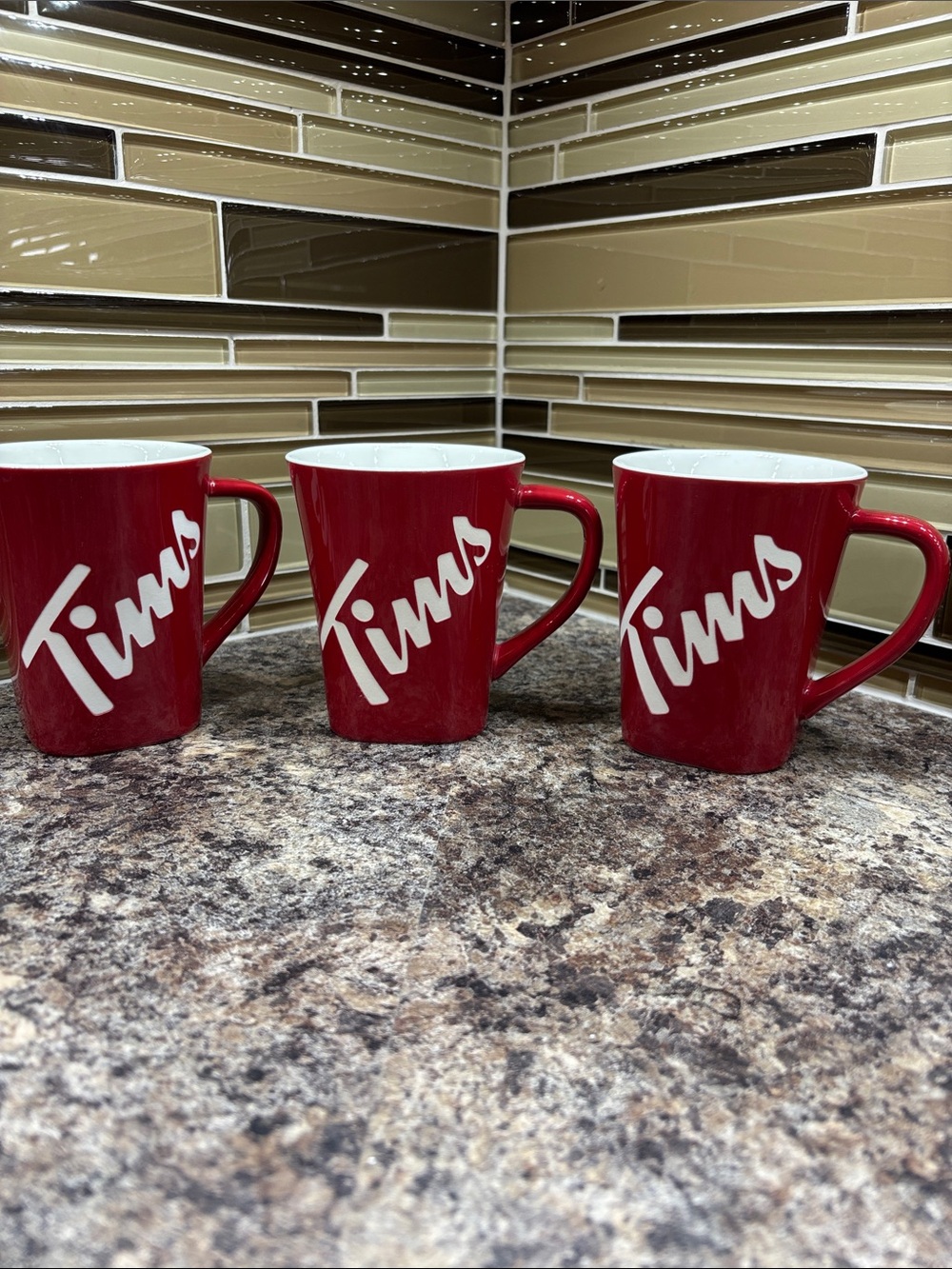 Tim Hortons Etched Mugs